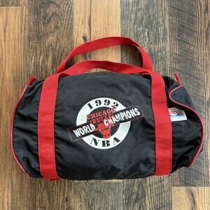 Vintage 1992 Chicago Bulls World Champions Travel Duffel Bag